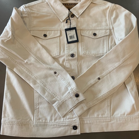 Filson Jackets & Blazers - Filson - Women’s Willow Jacket, Denim, Cream Natural - NEW NWT